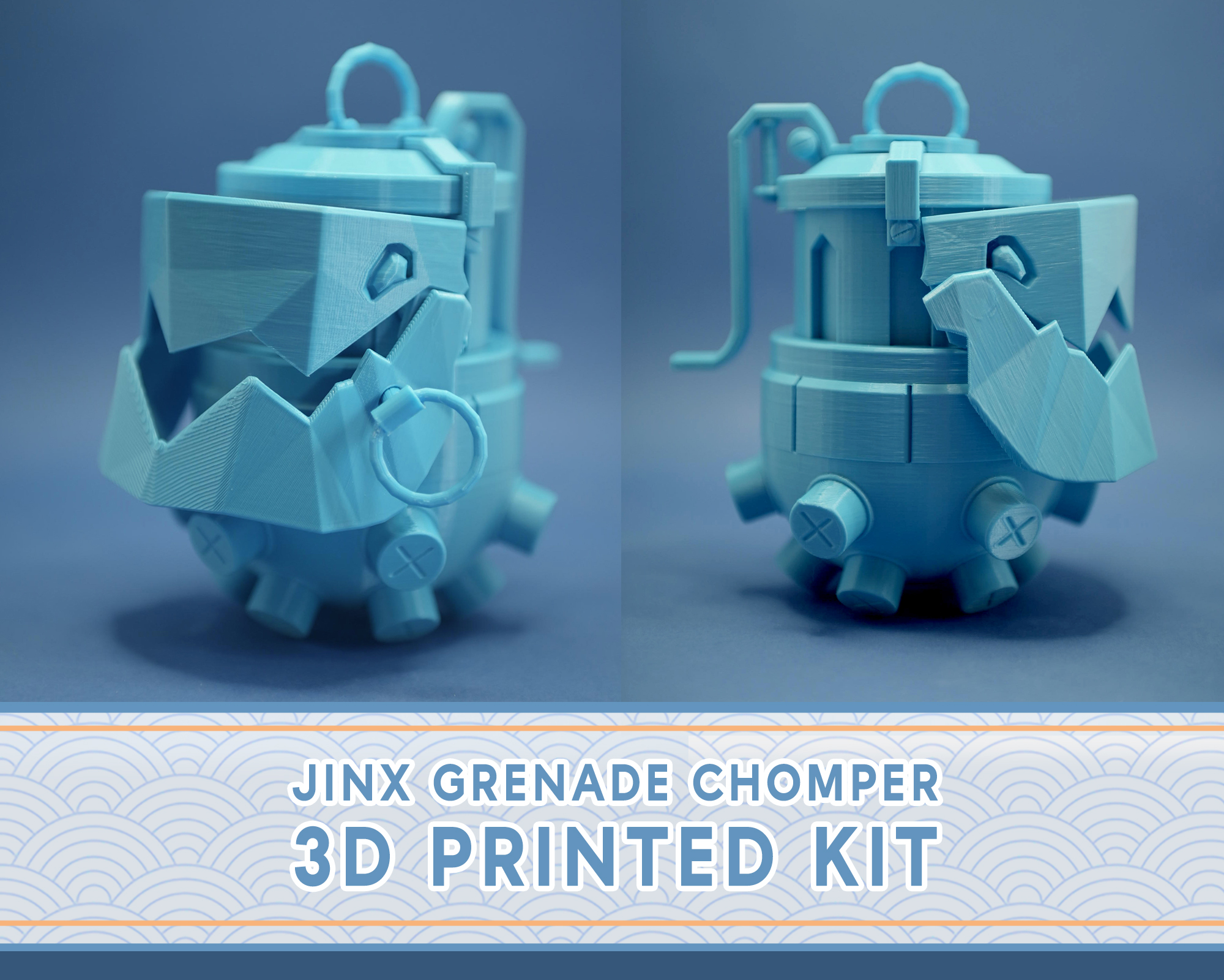 Jinx’s chomper | RAW 3D print