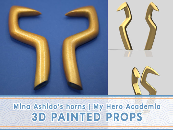 Mina Ashido's horns | Painted props