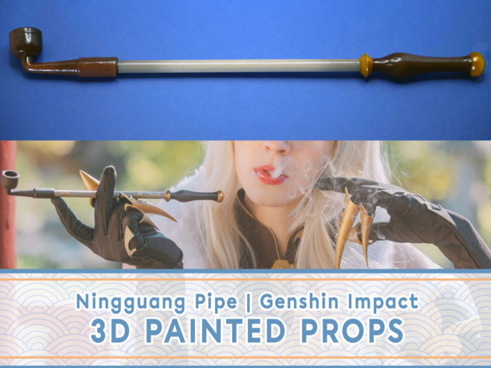 Ningguang's pipe | Painted props