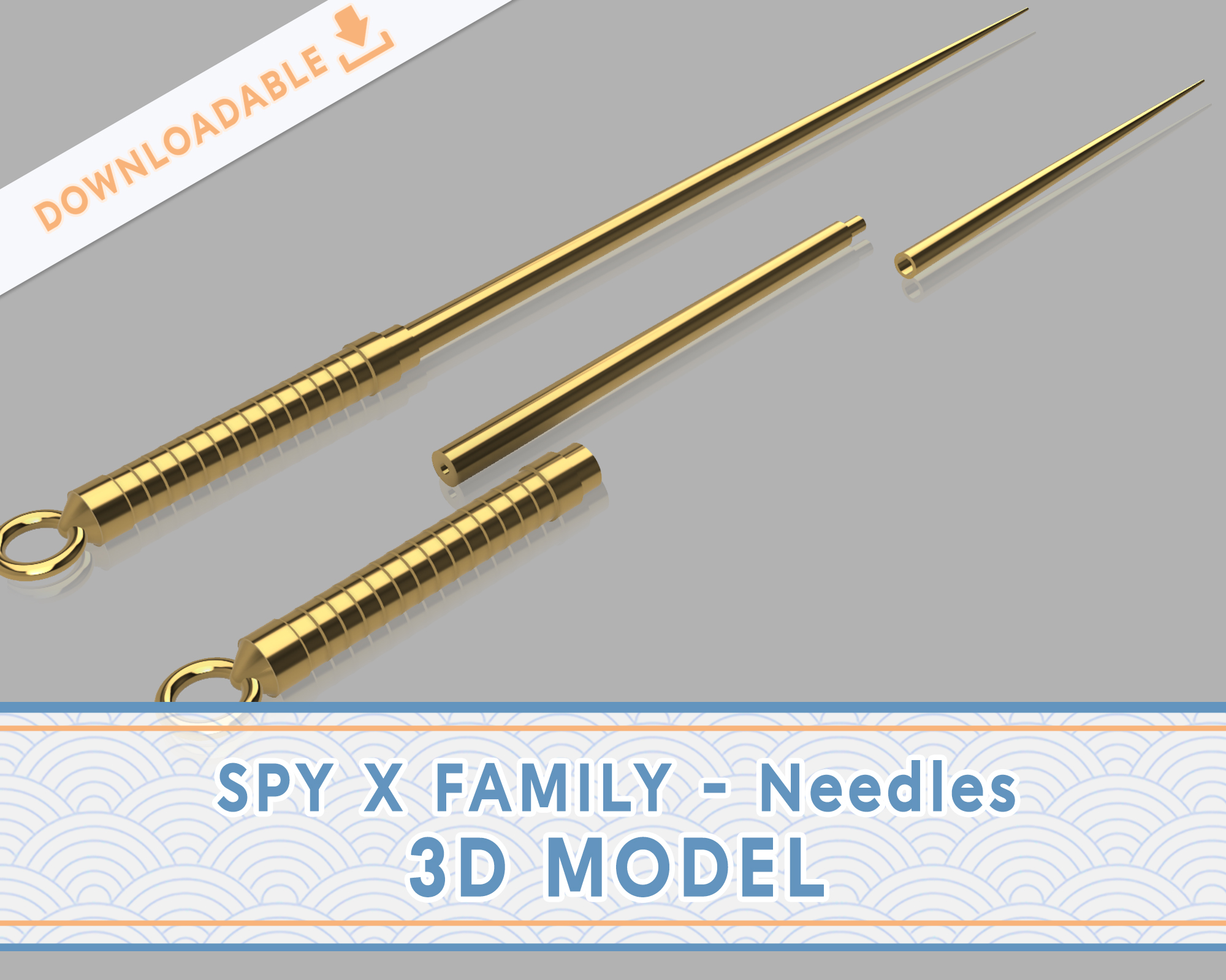 Spy X Family – Yor Forger needles |3D file
