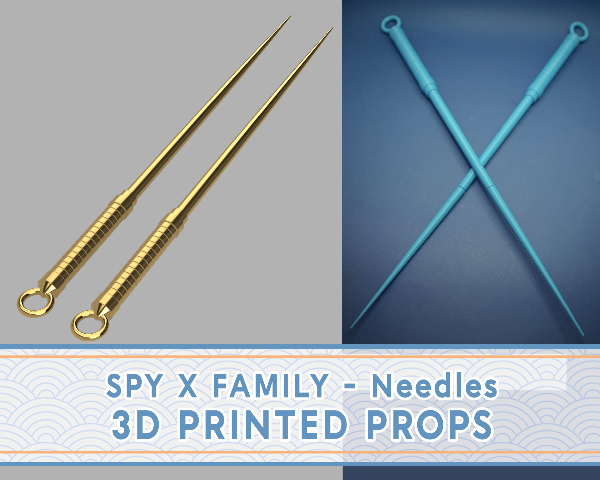 Spy X Family – Yor Forger needles | 3D printed props