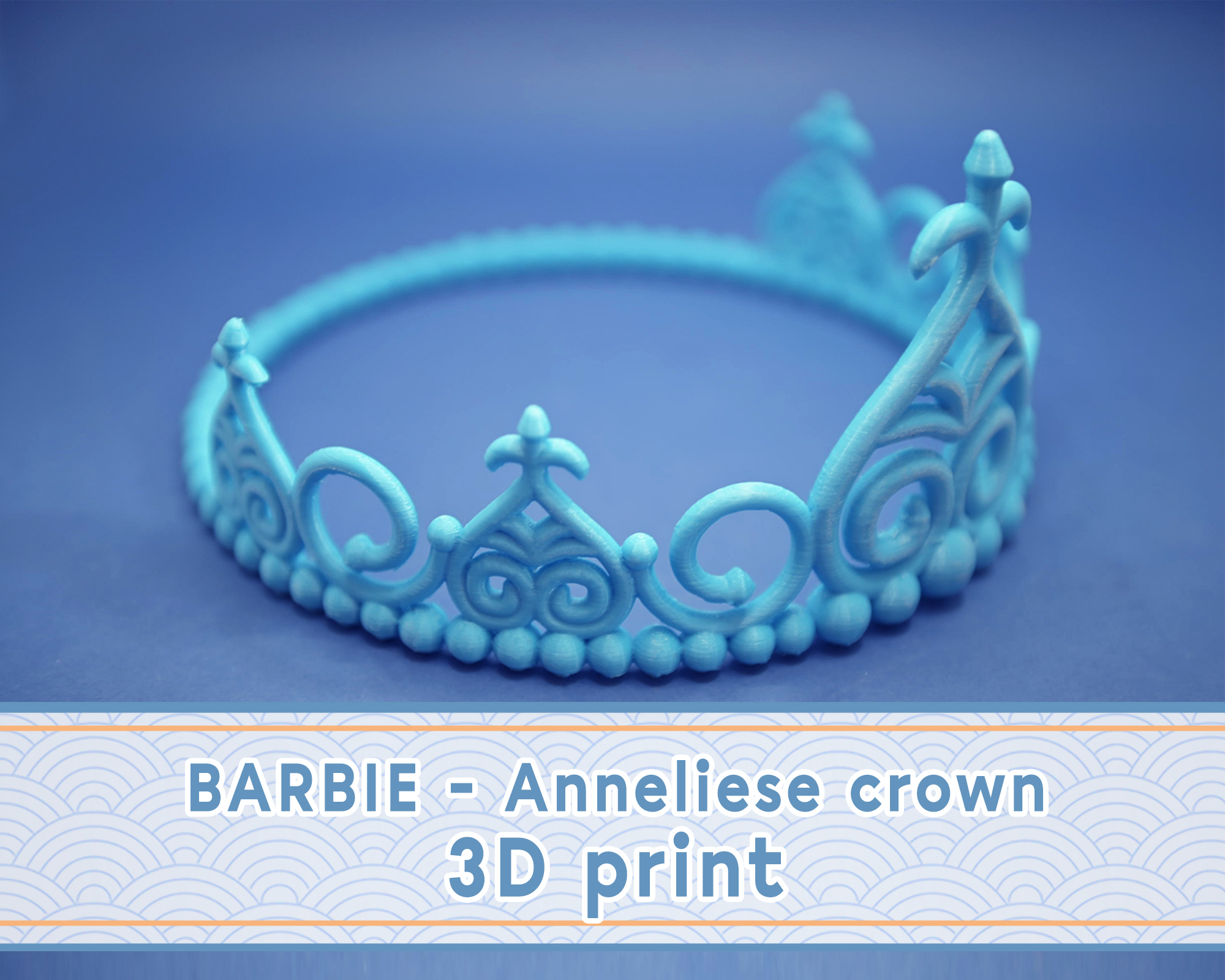 Barbie Anneliese crown | 3D print