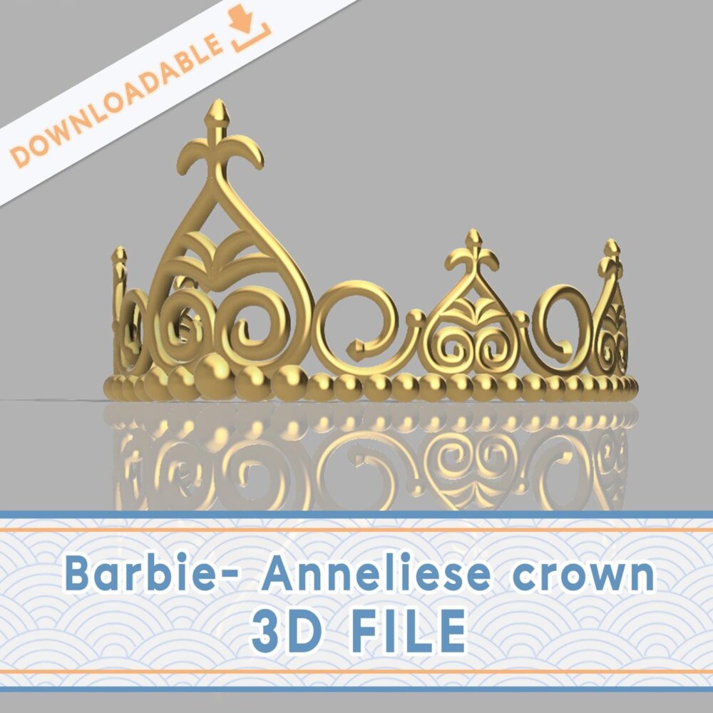 Barbie Anneliese crown | 3D file