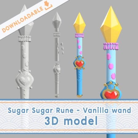 Sugar Sugar Rune Chocola wand | 3D file - Vanilla Wand