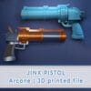 Jinx pistol | Arcane League of Legends RAW 3D print
