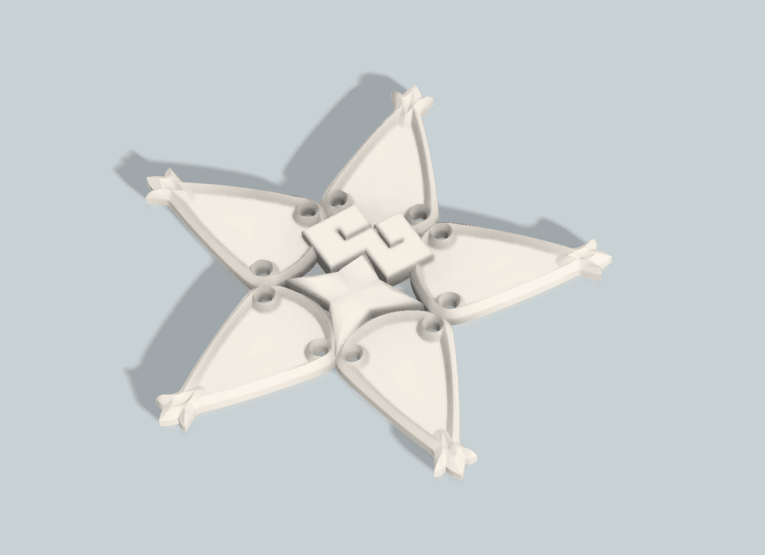 Aqua Wayfinder and brooch 3D file | Good-luck charm from Kingdom Hearts ...