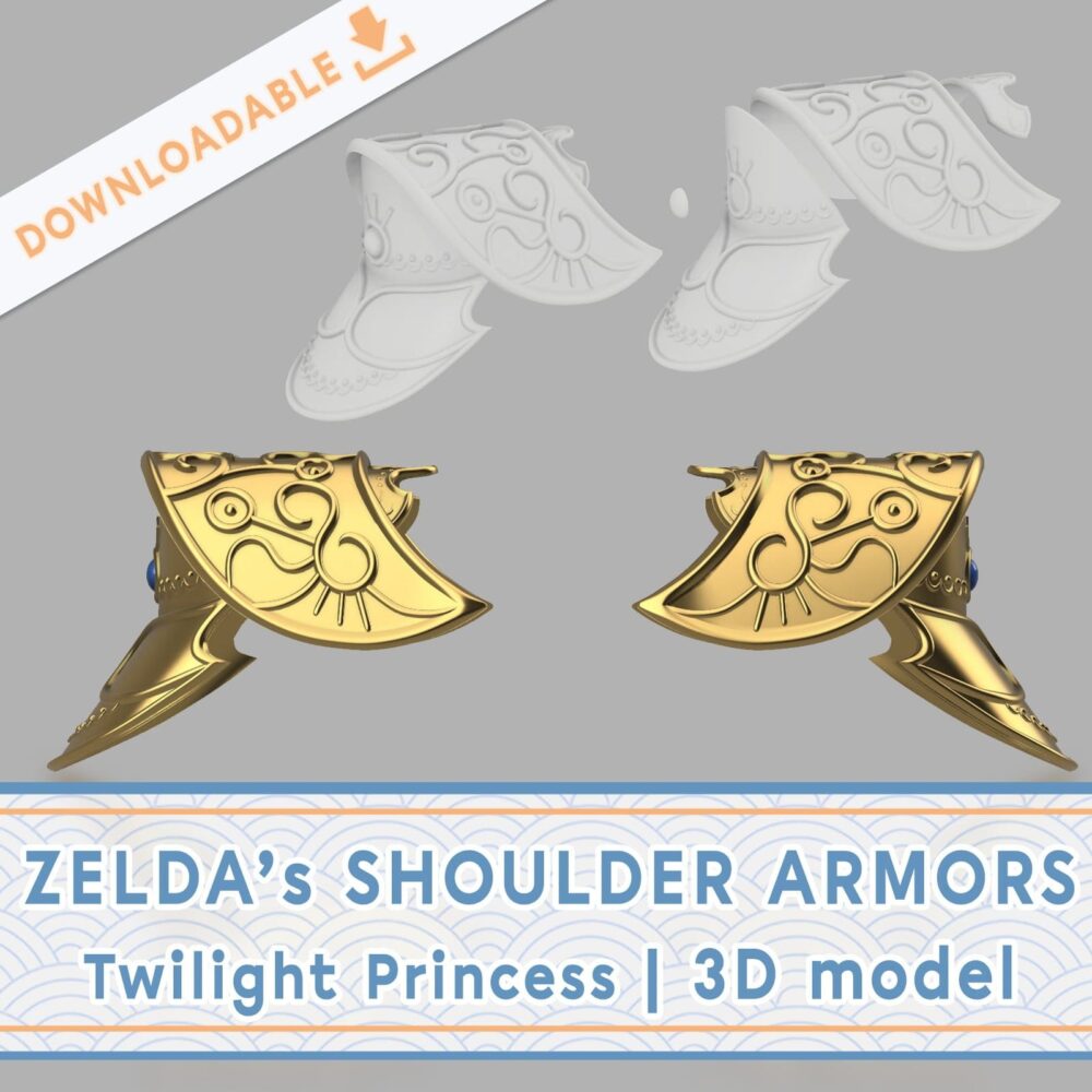 Twilight Princess Zelda's Shoulder Armor | Zelda 3D file