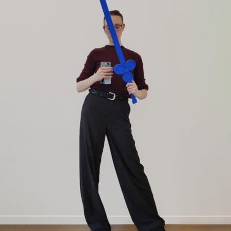 2 Genshin Impact-inspired 3D printed sword replicas for Shiori, meticulously crafted with intricate details, ideal for cosplay and gaming enthusiasts.