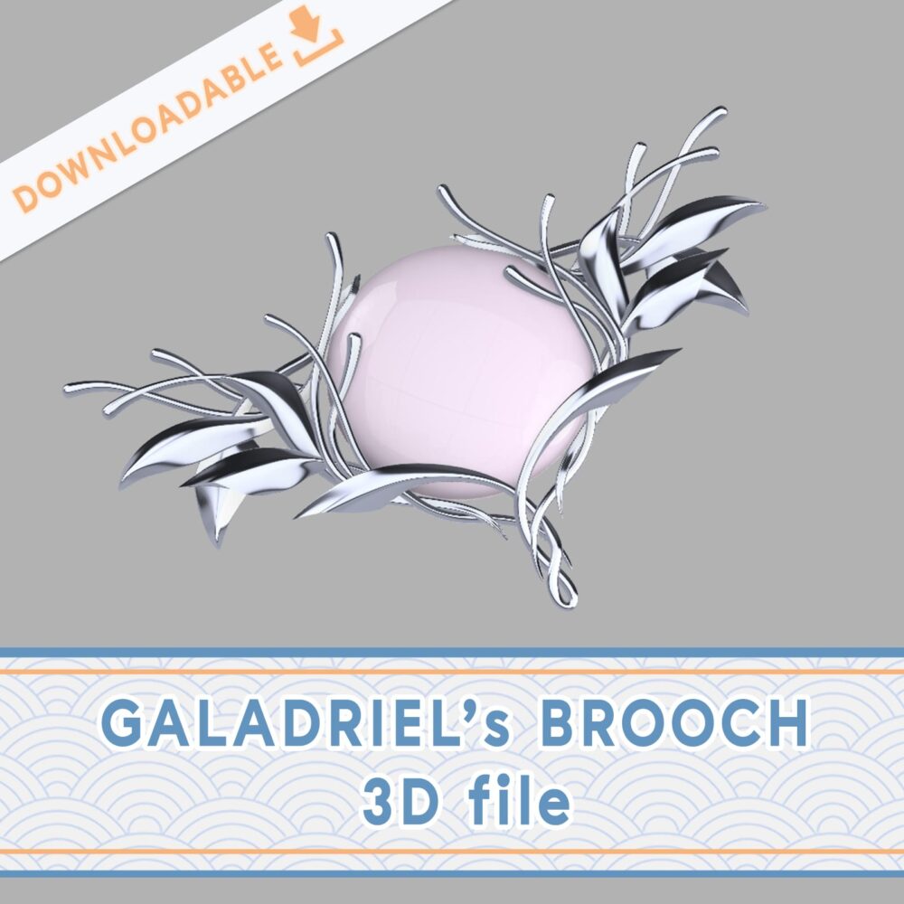 GALADRIEL BROOCH | 3D file