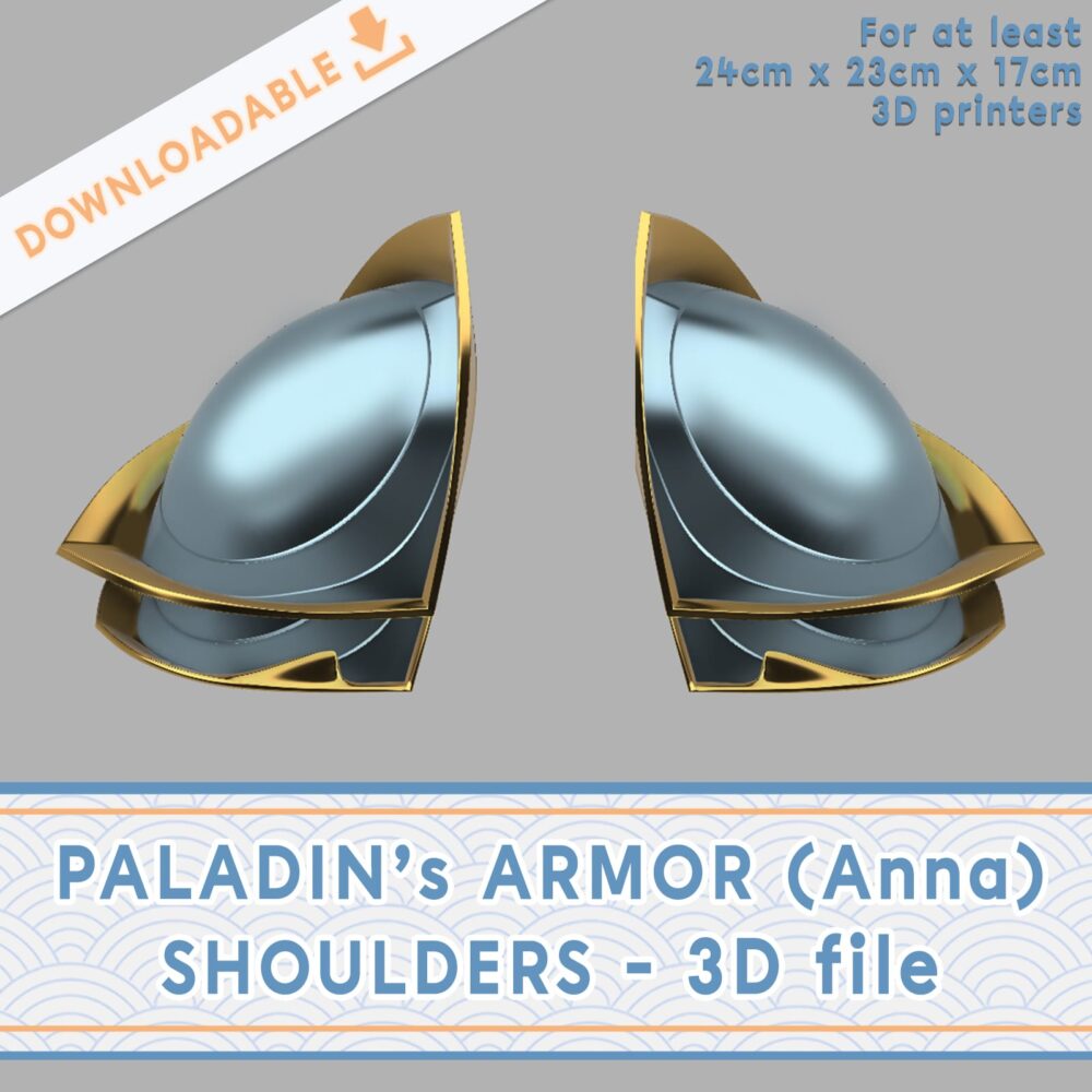 Paladin's Shoulder Armor (used for Anna) | 3D file