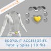 BODYSUIT ACCESSORIES from TOTALLY SPIES | 3D model