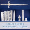 CREATOR SWORD from Fire Emblem | 3D printed kit