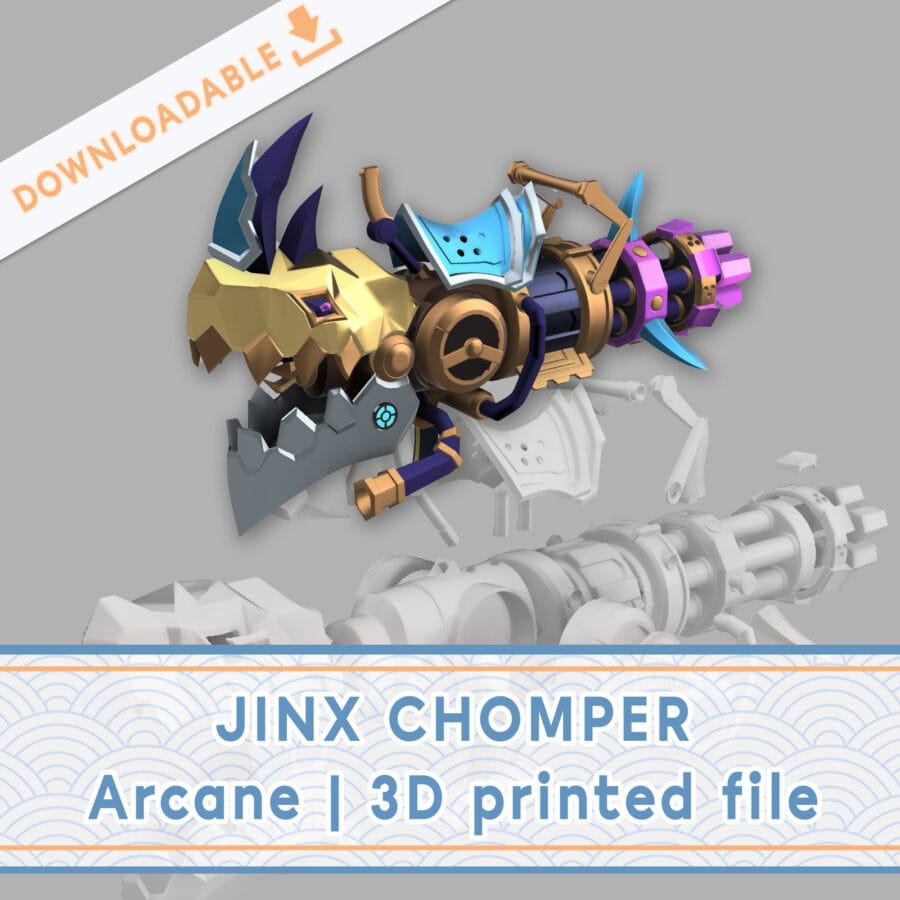 Jinx's Rhino | Arcane League of Legends 3D FILE