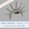 Rosa crown for Aerith or Tifa | 3D file