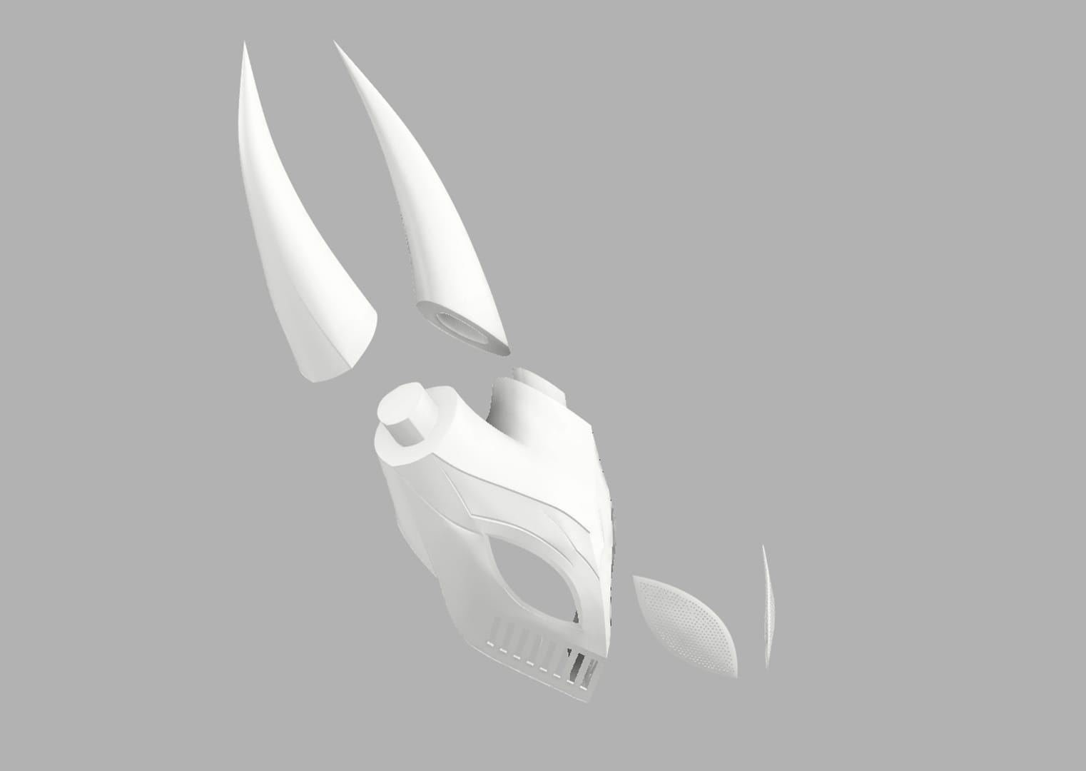 Helmet for Hornet cosplay | 3D file - Image 5