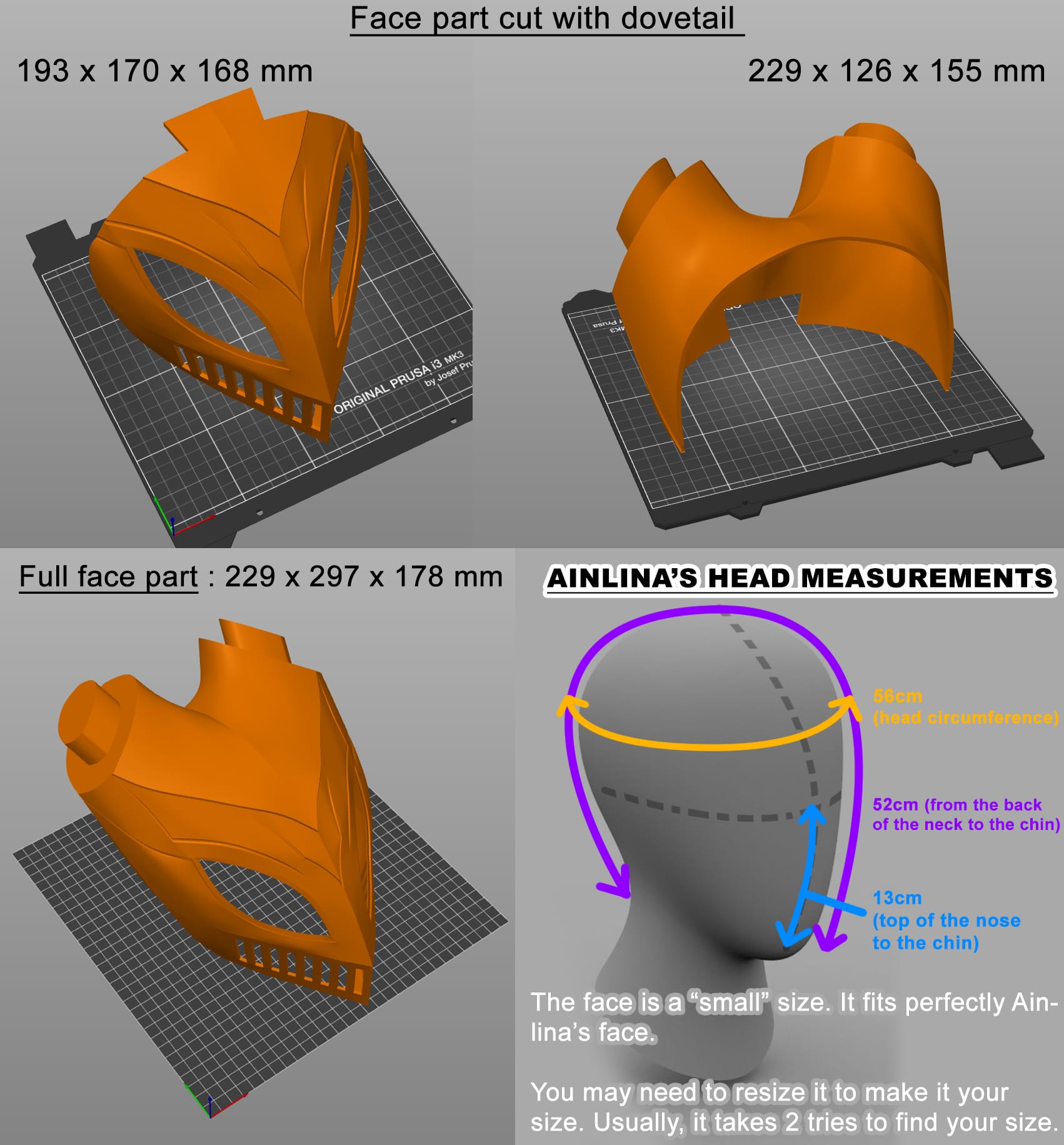 Helmet for Hornet cosplay | 3D file - Image 4