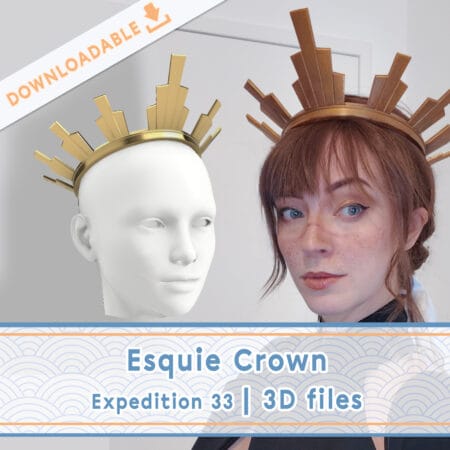 Esquie Crown for Clair Obscur cosplay | 3D file
