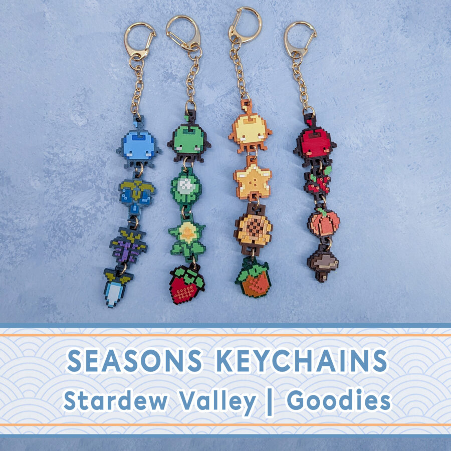 Ainlina Seasons - Stardew Valley | Keychain March 8th, 2026