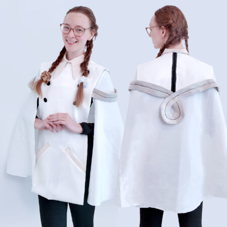 Ainlina Witch cloak | Digital Pattern Digital pattern to make the witch cloak from Witch Hat Atelier, one-size (mine). It is not graded. Perfect for Coco, Tetia, Agathe or Trice. The file included : a PDF to print the full pattern, one size, without detailed instructions except how to print it. April 27th, 2026