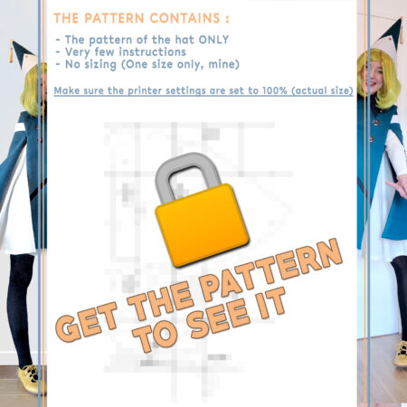 Witch hat (Hennin) | Digital Pattern - Image 3